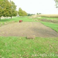 We have a garden!…Well, we have a dirt rectangle.