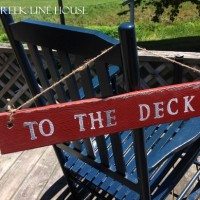 A Sign for the Deck
