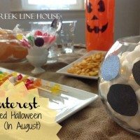 A Pinterest Inspired Halloween Party… in August