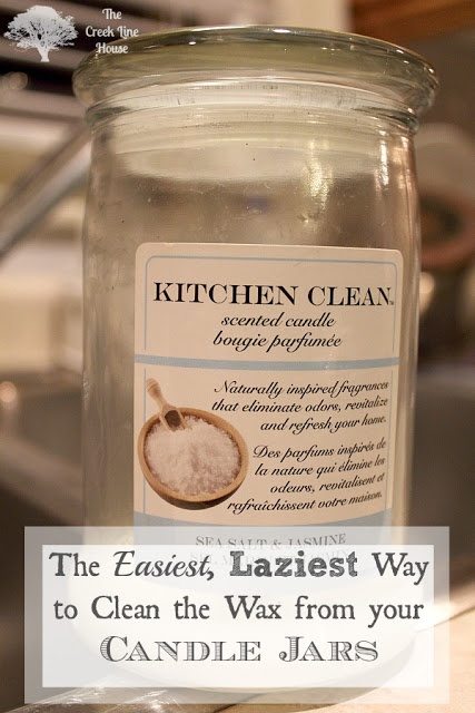 he Easiest, Laziest Way to Clean Wax From Your Candle Jars