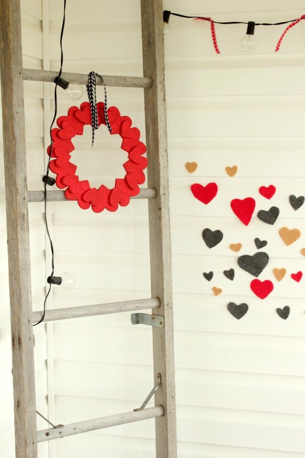 A fun and whimsical way to decorate for Valentine's Day this year!