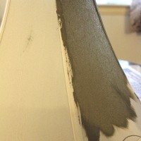 How to Paint a Lampshade