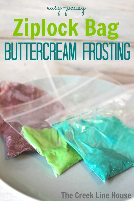 The easy, no-mess way to make up a little bit of frosting for decorating cookies and cakes!