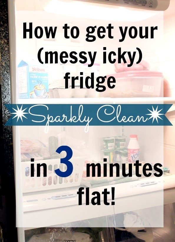 The Creek Line House: How to get your (messy, icky) fridge sparkly clean in 3 minutes flat!