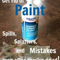 How to get rid of paint spills, splatters, and mistakes even after they’ve dried!