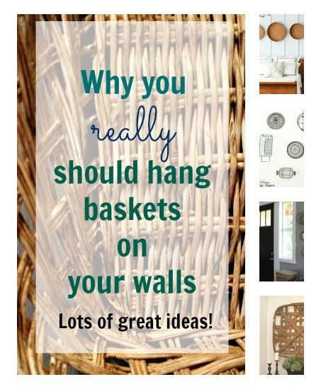 Ideas for creating a basket wall in your own home.