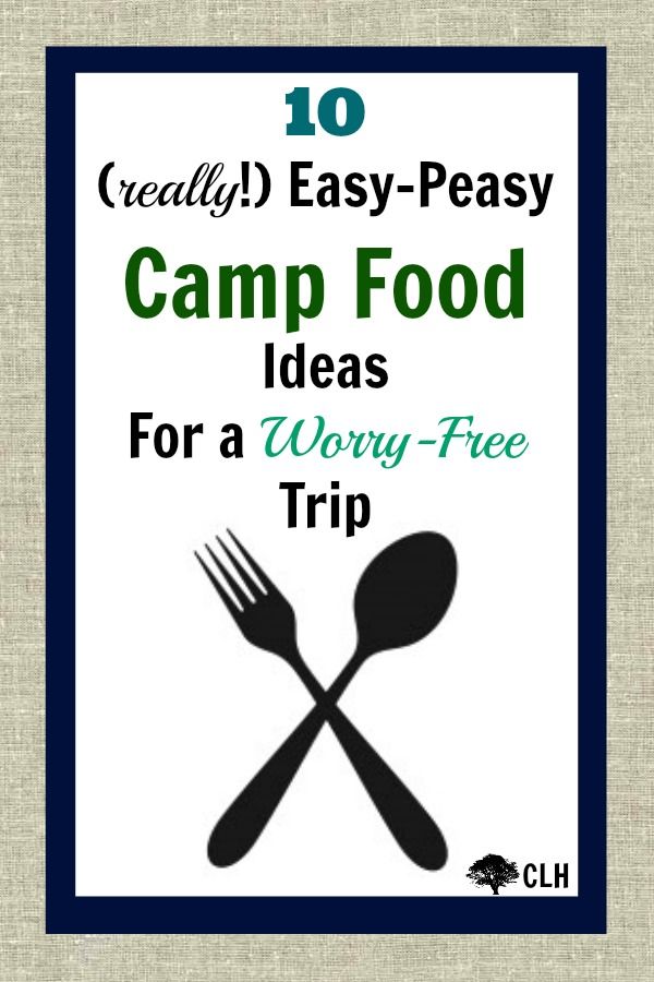 10 easy, no stress food ideas for family camping trips
