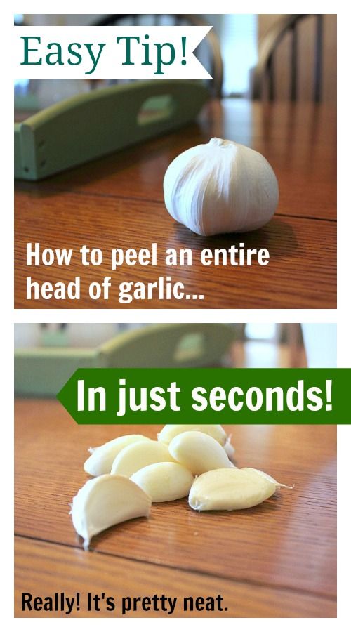 Learn how to peel garlic the quick and easy way with this amazing trick. Follow step by step instuctions with bonus tips and alternatives from our readers.