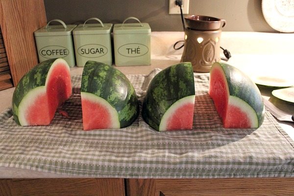 Did you know there's an easy way to cut watermelon?  You'll never fear cutting a watermelon again once you know these simple steps.