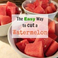 The Easy Way to Cut Watermelon!