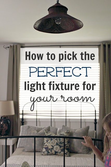 A few simple steps to choosing the perfect light fixture for your room, no matter what your room looks like!