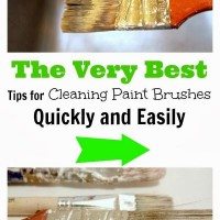 The Very Best Tips for Cleaning Paint Brushes Quickly and Easily