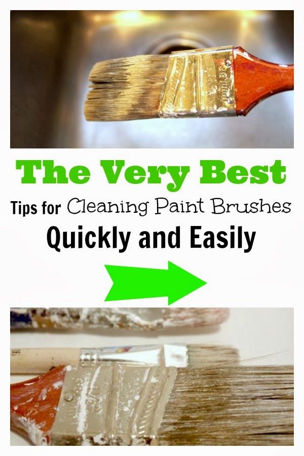 Your paint brushes will almost clean themselves! The easiest, laziest method possible for cleaning paint brushes.
