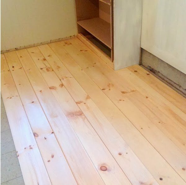 How To Install Beautiful Wood Floors Using Basic Unfinished Lumber