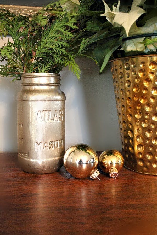 Easy DIY Gold Jars and Bottles Makeover - Dreams Factory