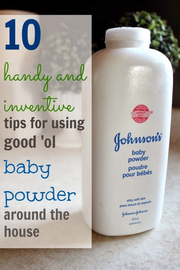 Who knew baby powder had so many other great uses? Fun tips!