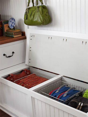 Inventive ideas to help you make the most of the space available in your mud room!