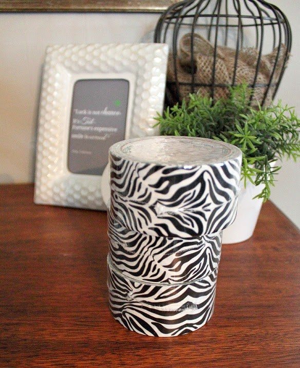 Classy Zebra Desk Accessories With Duck Tape The Creek Line House