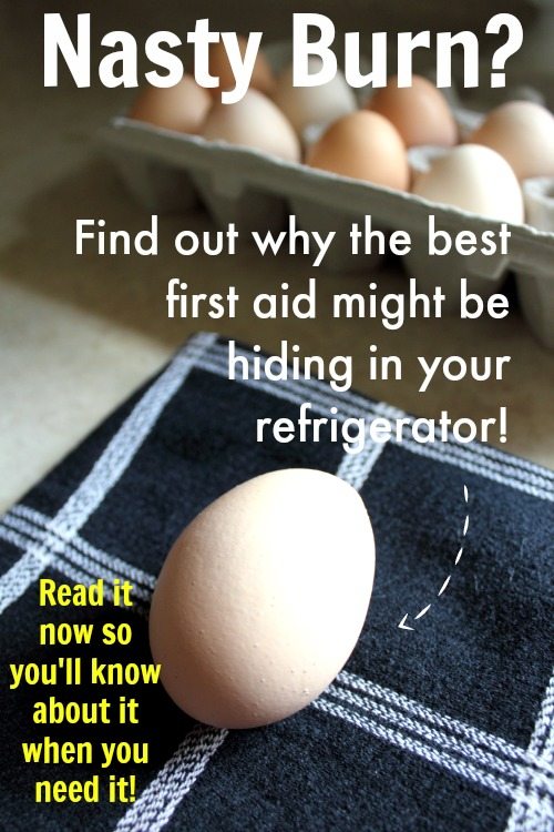 Eggs as first aid for burns?! It really worked for me, could it be right for you too?