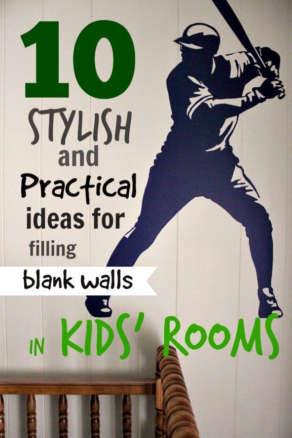 10 Stylish and Practical Ideas for Filling Blank Walls in Kids' Rooms! 