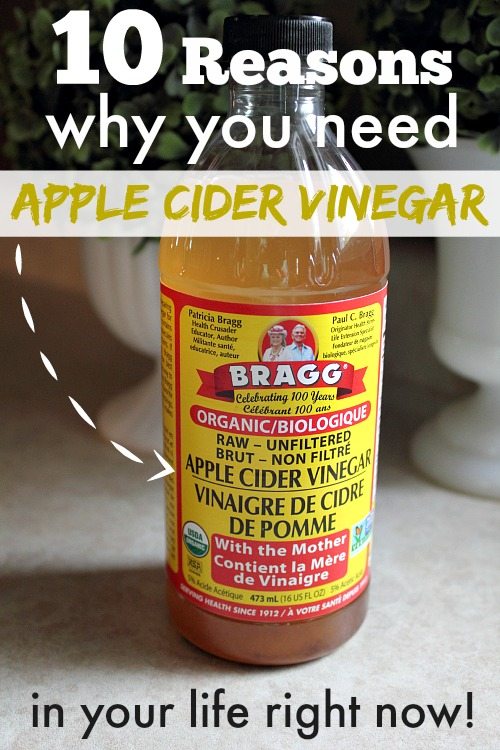 Apple cider vinegar is something we can all use a little more of in our lives.  Here a 10 great uses for apple cider vinegar you may not have heard about yet!