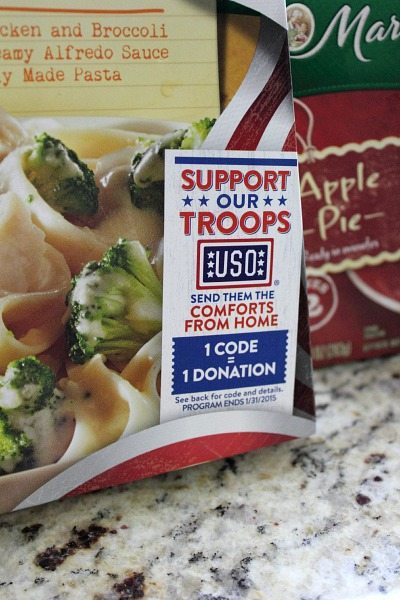 The #ComfortsFromHome Project from @MarieCallender's donates 50 cents for every code entered to USO2Go! #sponsored