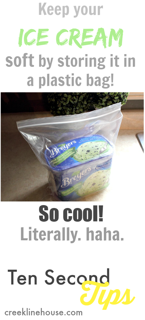 Game changer! I hate when my ice cream gets so hard that I can't scoop it! How to keep your ice cream soft in the freezer!