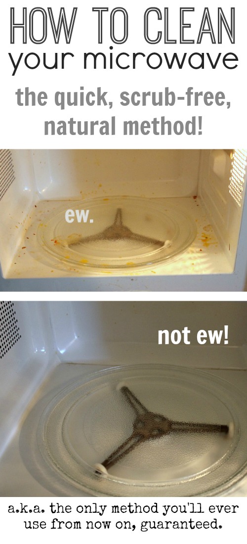 Get that like-new, squeaky clean microwave you always wanted with this microwave cleaning trick. It involves zero scrubbing and it's totally natural!
