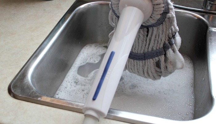 Believe it or not, there's a right way to mop!  If you want to have really clean floors in your home, this is the best way to mop floors! Step 3.