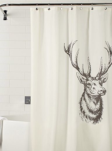 A stylish shower curtain can be affordable and doesn't have to cost and arm and a leg!