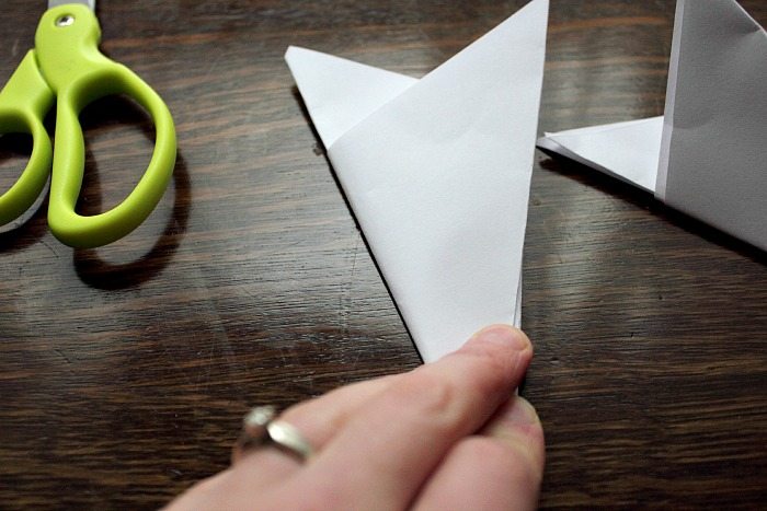 How to Make Paper Snowflake - Step 2 - Proper Folding