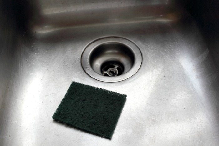 How to clean, shine, and sanitize your stainless steel sink naturally! Awesome!