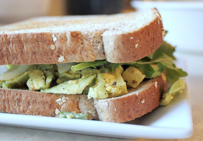 How to give your classic egg salad sandwich a healthy twist! 