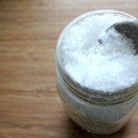 DIY Stress Relieving Salt Scrub in a Mason Jar