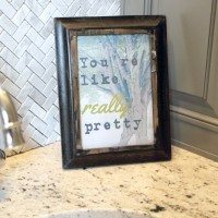 How to make your own printable quote art work!