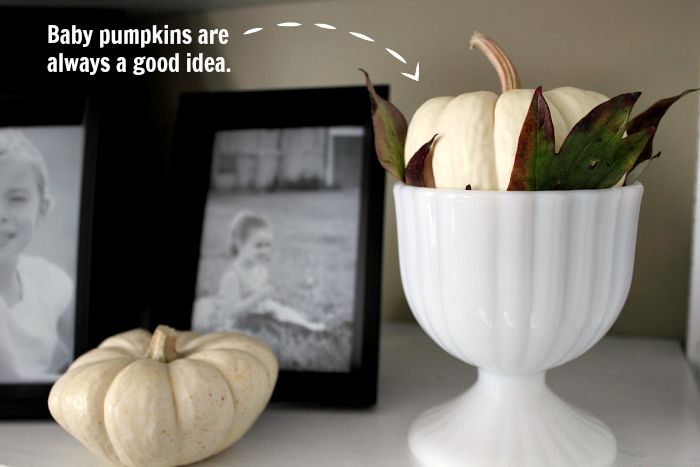 A tour of a farmhouse all decorated for fall! Full of easy 5-minute decorating ideas!