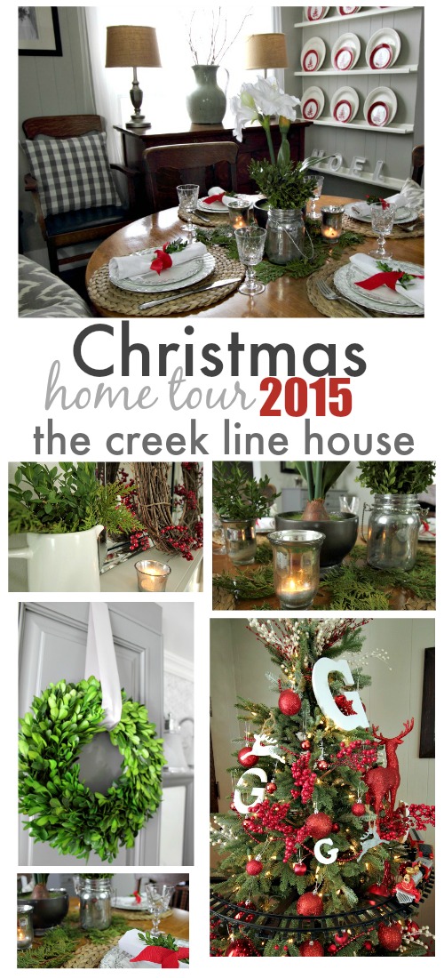 Christmas Home Tour 2015! Lots of easy Christmas decorating ideas and inspiration!