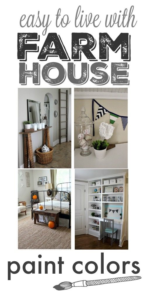 Farmhouse paint colors that always look good with everything! The Creek Line House's whole home paint palette. 