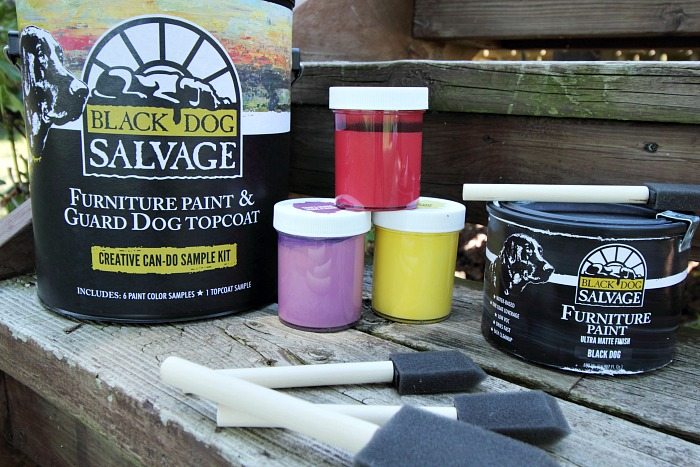 How to make over outdated furniture pieces in record time with just ONE coat of paint using black dog salvage furniture paint!