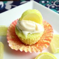 Sugared Lime Mini Cupcakes
