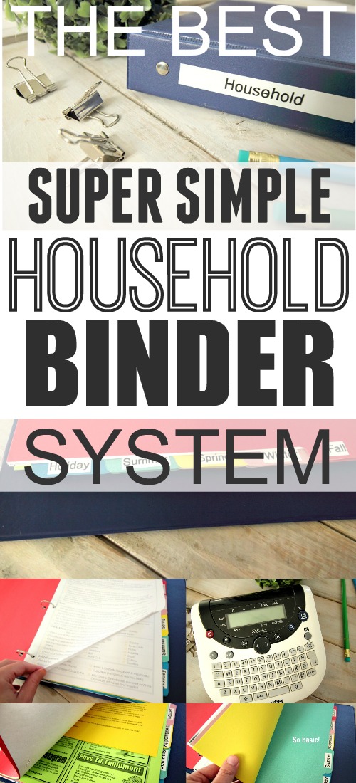 The simplest household binder system