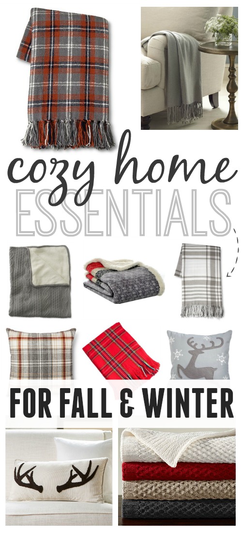 Cozy home essential finds for fall and winter!