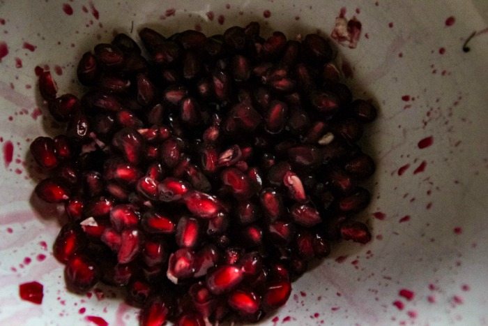 The best way to deseed a pomegranate. Results