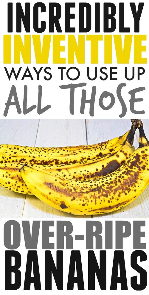 Find your new favorite over ripe bananas recipe!