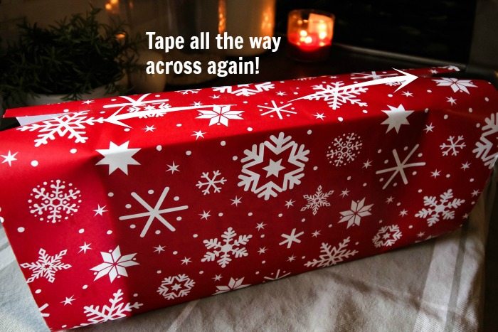 How to wrap Christmas presents with crisp corners and smooth edges. Getting started.