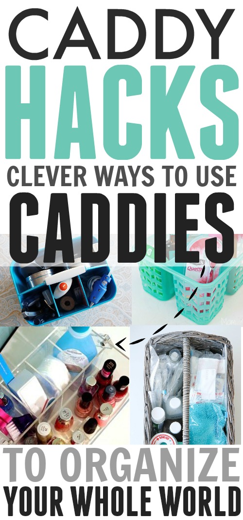 I want to try all of these! Love these simple and effective ideas for putting caddies to good use!
