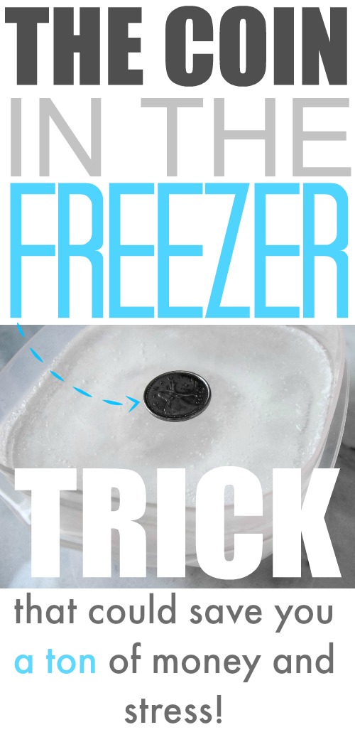 The coin in the freezer trick that helps you out when there's a power outage! 