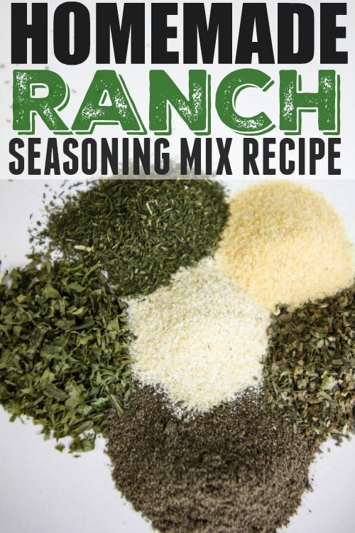 Make your own homemade ranch dressing mix using ingredients you already have in your pantry.  Super convenient and economical, this mix is great to have on hand in your kitchen.