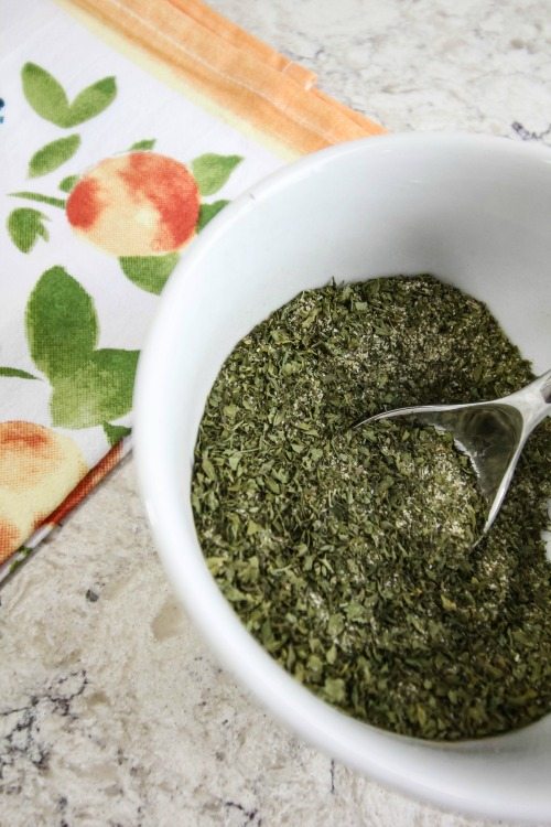 Make your own homemade ranch dressing mix.