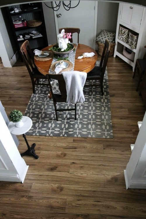 We chose laminate flooring for the main rooms in our home instead of hardwood and we haven't regretted it for a second!